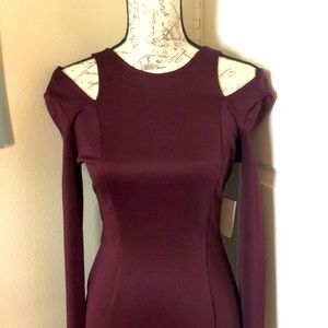 Burgundy dress from Neiman Marcus brand. Size XS.